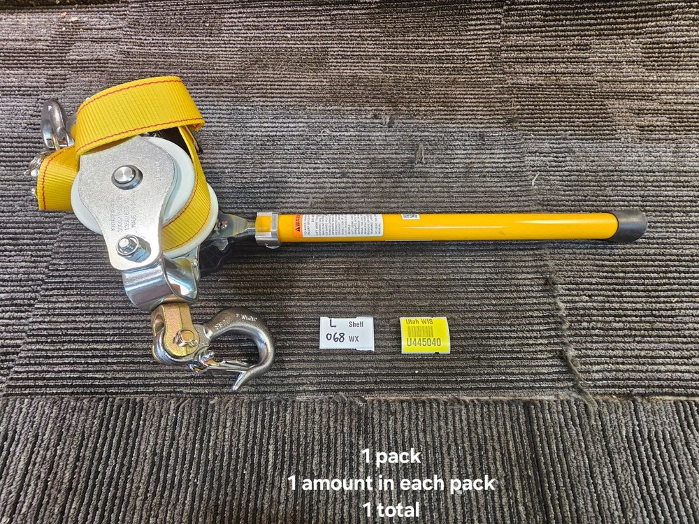 Klein Tools KN1600PEX Web-Strap Lifting Hoist Deluxe with Removable Handle