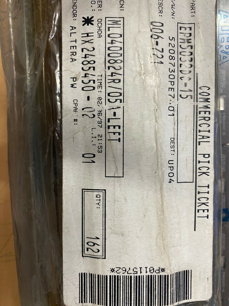 EPM5032DC-15 ALTERA 28 PIN CDIP PROGRAMMABLE ICs X 1 PC.