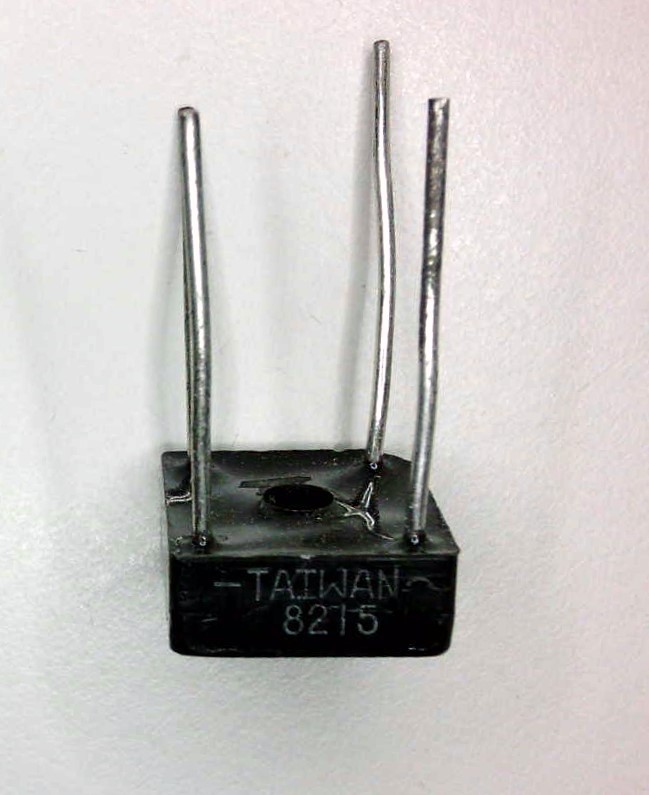 General Instrument Bridge Rectifier KBPC602 6 Amp 200 Volt