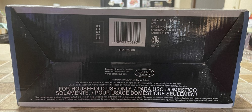 NOSTALGIA '50s-STYLE MINI DONUT MAKER