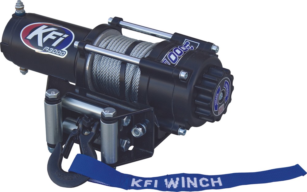 KFI 3000 LB ATV Cable WInch
