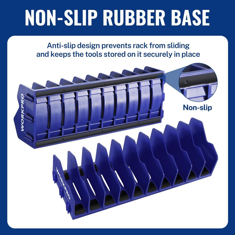 WORKPRO 2PC Plier Organizer Rack 20Slot Tool Box Organizer Tool Drawer Organizer
