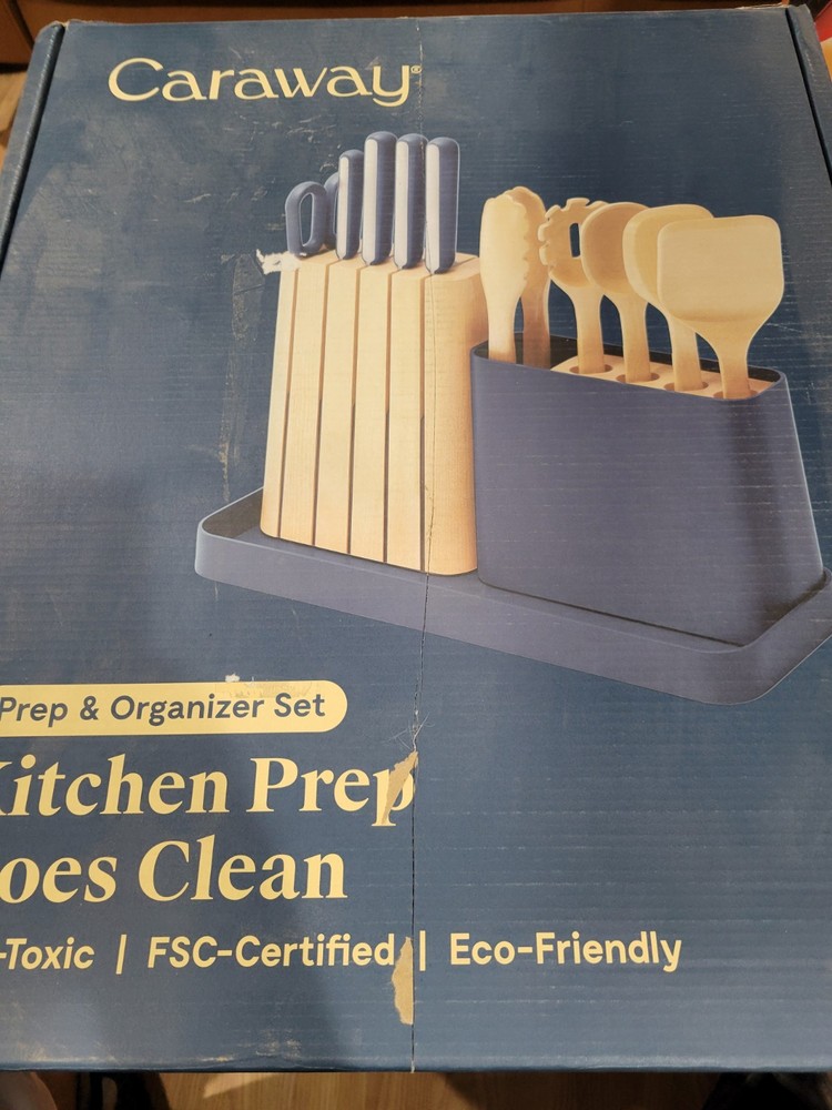 Caraway Home 13pc Prep Set Navy