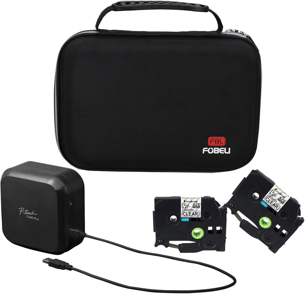 Hard Storage Case for Brother P-Touch Cube Plus PT-P710BT Wireless Label Maker T
