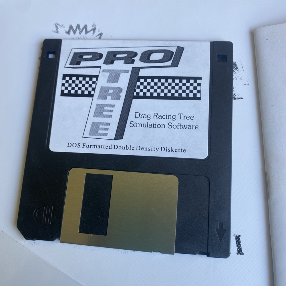 Vintage Pro Tree Drag Racing Tree Simulator Windows 3 1/2” Diskette