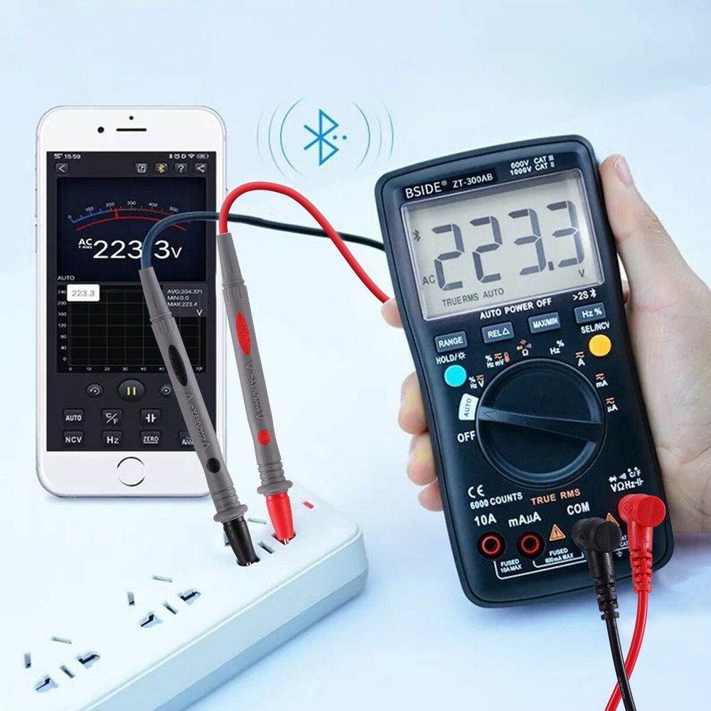 Multimeter Voltmeter Cable Ultra Fine Needle Tester Unique Probe Test Lead cord