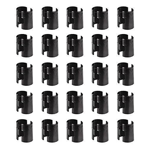 50 Pack Wire Shelf Clips Shelving Sleeves for Post Wire Shelving System