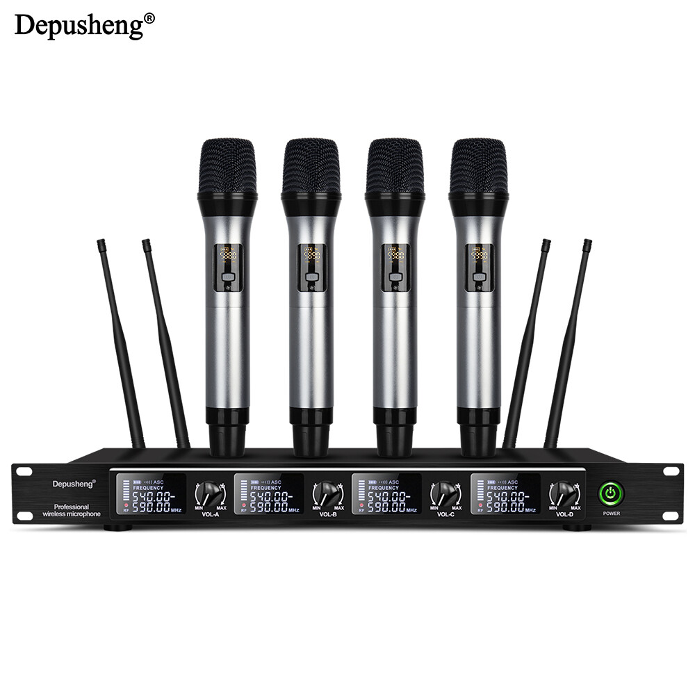 Professional Wireless Handheld Microphone System Depusheng Conference Room Stage