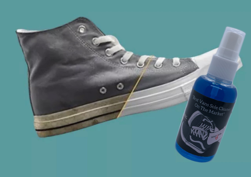 HackOPS™ White Lightning Vans Shoe Sole Cleaner! Keeps Clean Sneakers Anywhere.