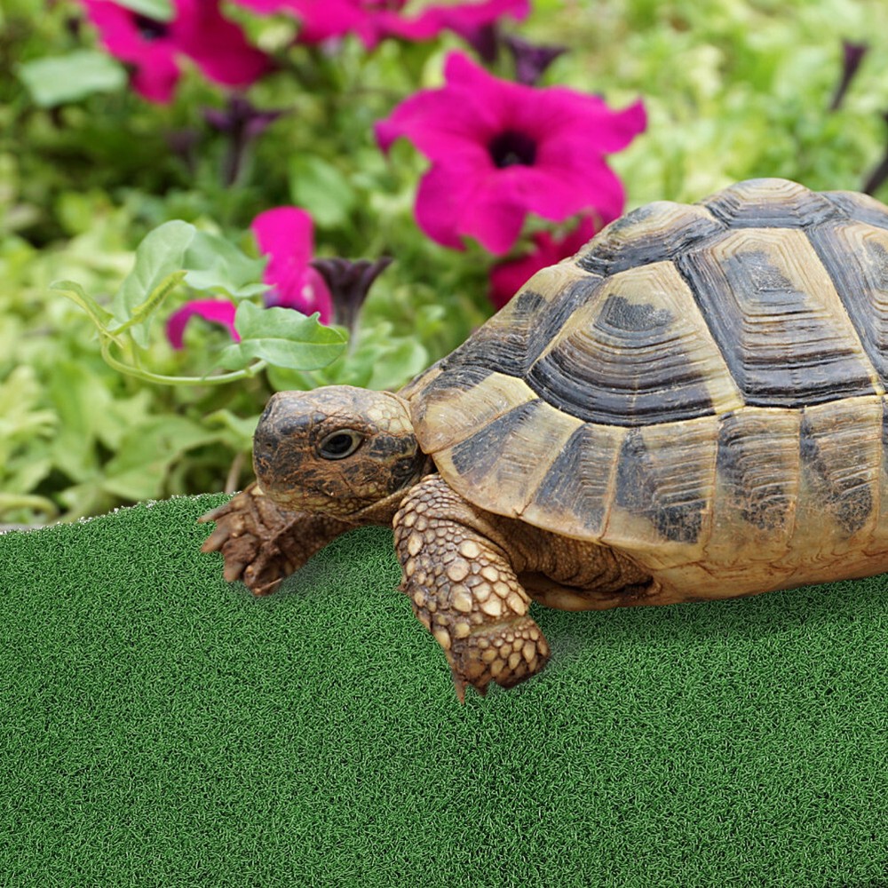1PC Turtle Basking Platform Turf Simulated Turtle Turf Fish Tank Simulation Turf