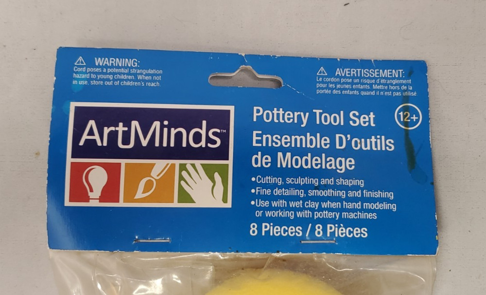 ArtMinds Pottery Tool Set 8 Pieces NEW