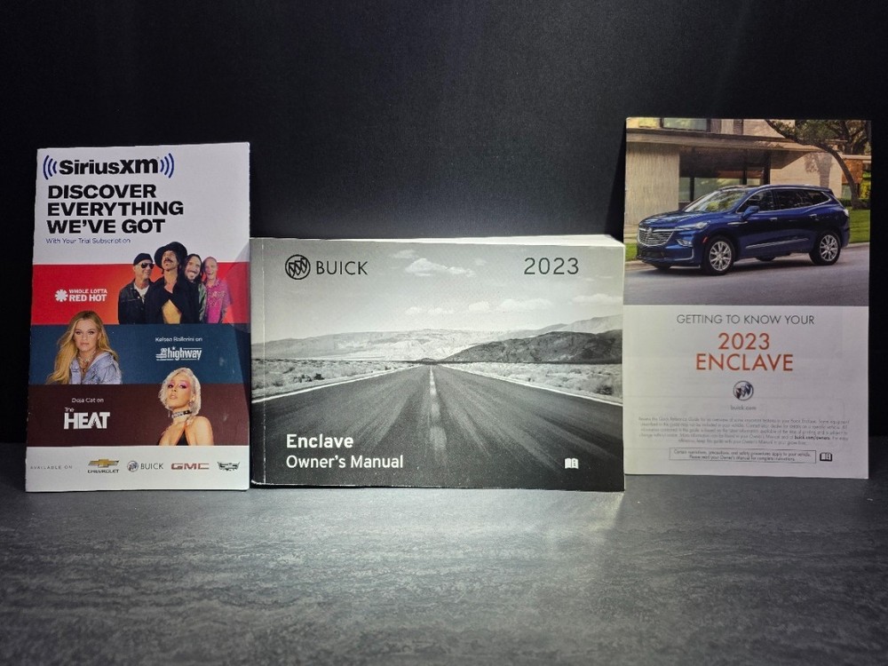 2023 Buick Enclave Owner's Manual, OEM Reference Guide Set