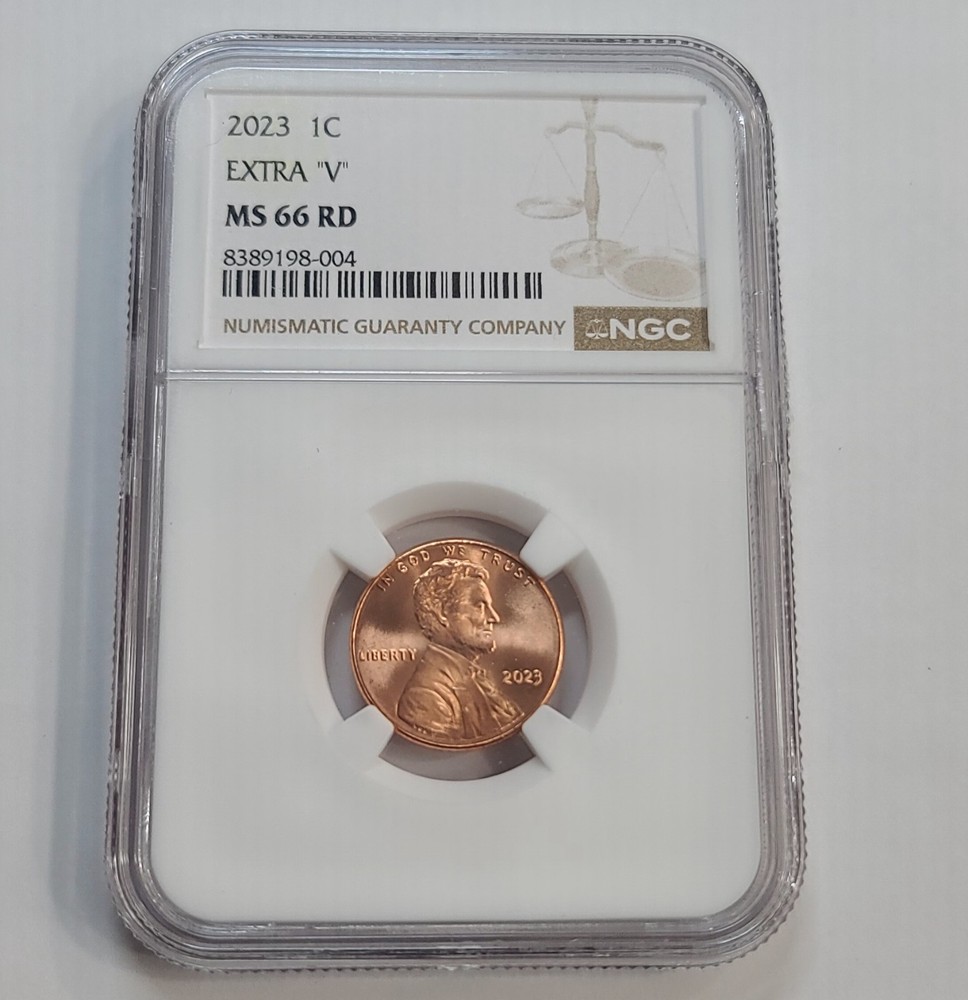 2023 P Extra v Lincoln Cent Grade 66 NGC
