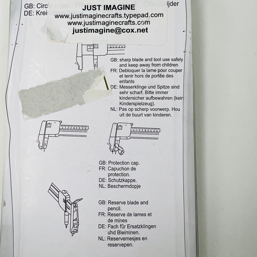 Kreaxions Variable Circle Cutter Pencil and Blade Protection Cap