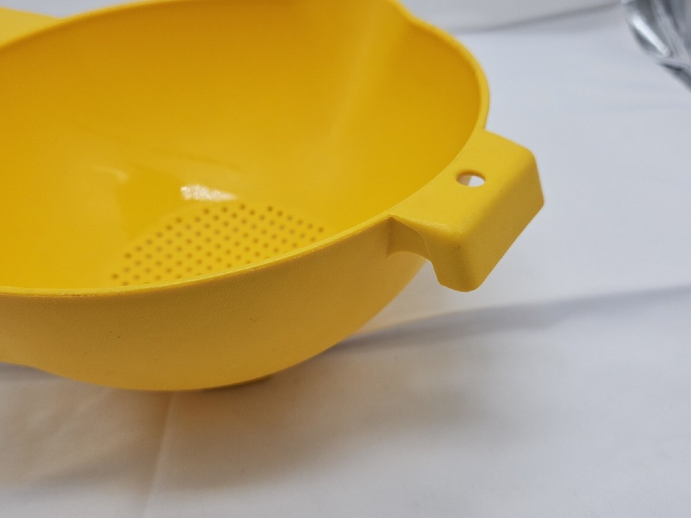 Vintage Yellow Tupperware Colander/Strainer