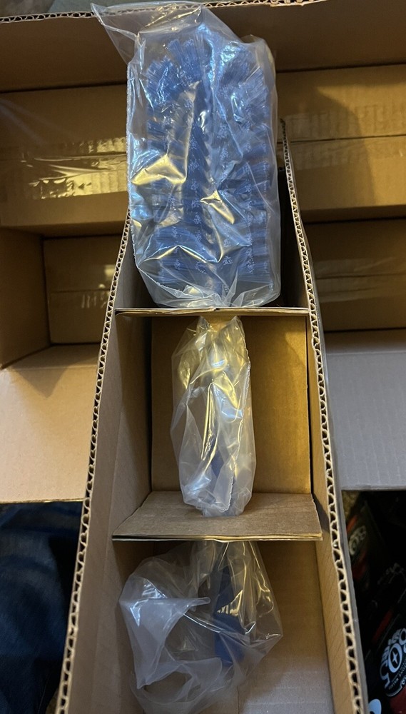 Calf 16” Polyester Bottle Brushes - Blue Bristles - Sold Individually