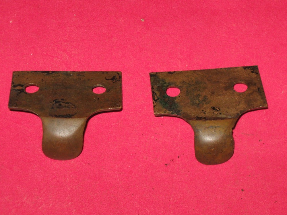 2 Antique Eastlake Brass Window Lift Hardware Victorian Sash Pull