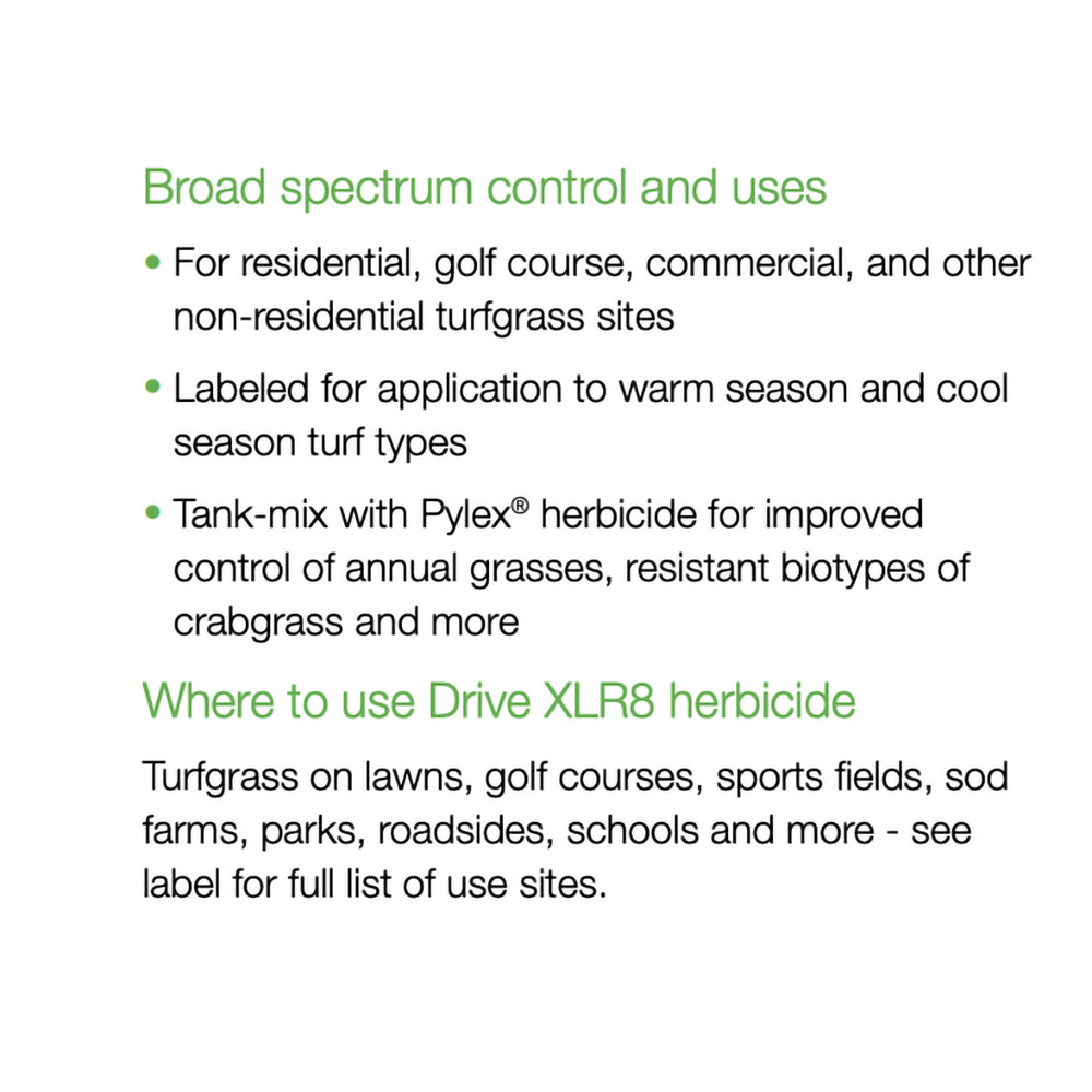 Drive XLR8 Post-Emergence Herbicide - 2.5 Gal By BASF