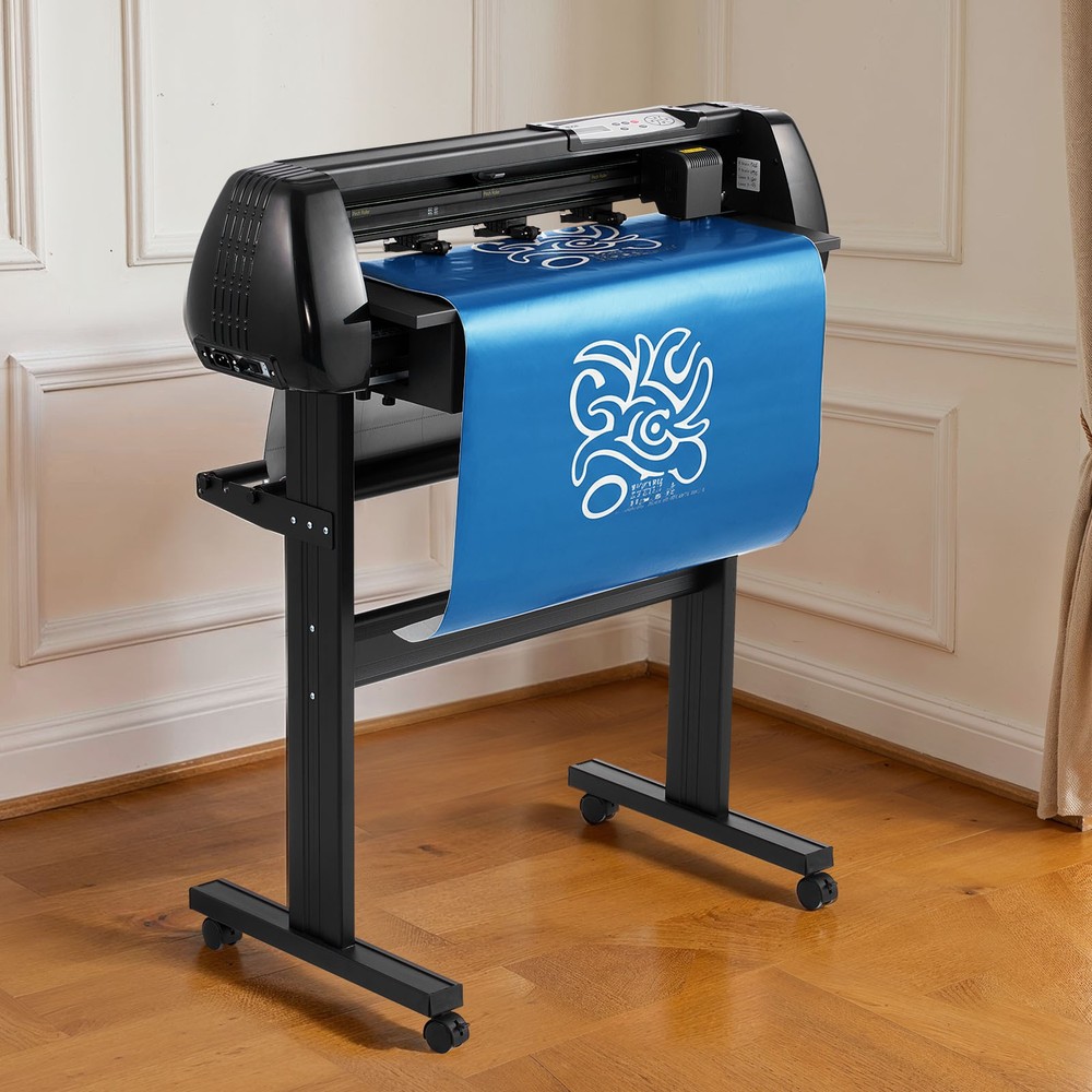 VEVOR Vinyl Cutter Machine Vinyl Plotter Printer Bundle 28 inch Max Feed Width