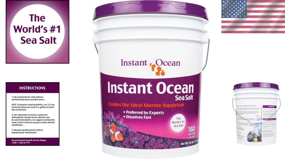 Reef Aquarium Sea Salt, Nitrate & Phosphate-Free