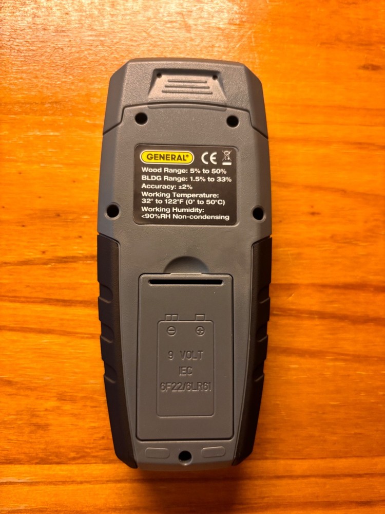 General PIN-Type Mold Moisture Tool & Meter Humidifier AVEC MMD4E