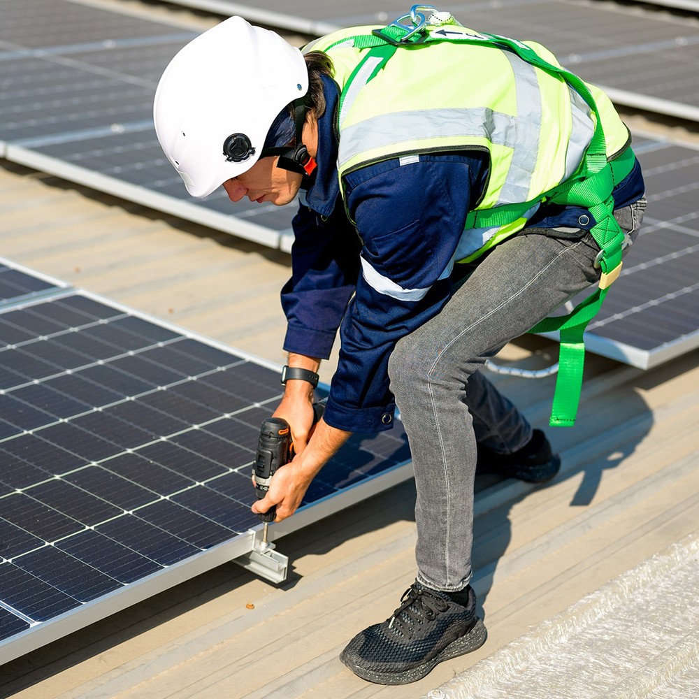 10pcs Solar Panel End Clamp Aluminum Z Brackets for Solar Panel Mounting Bracket