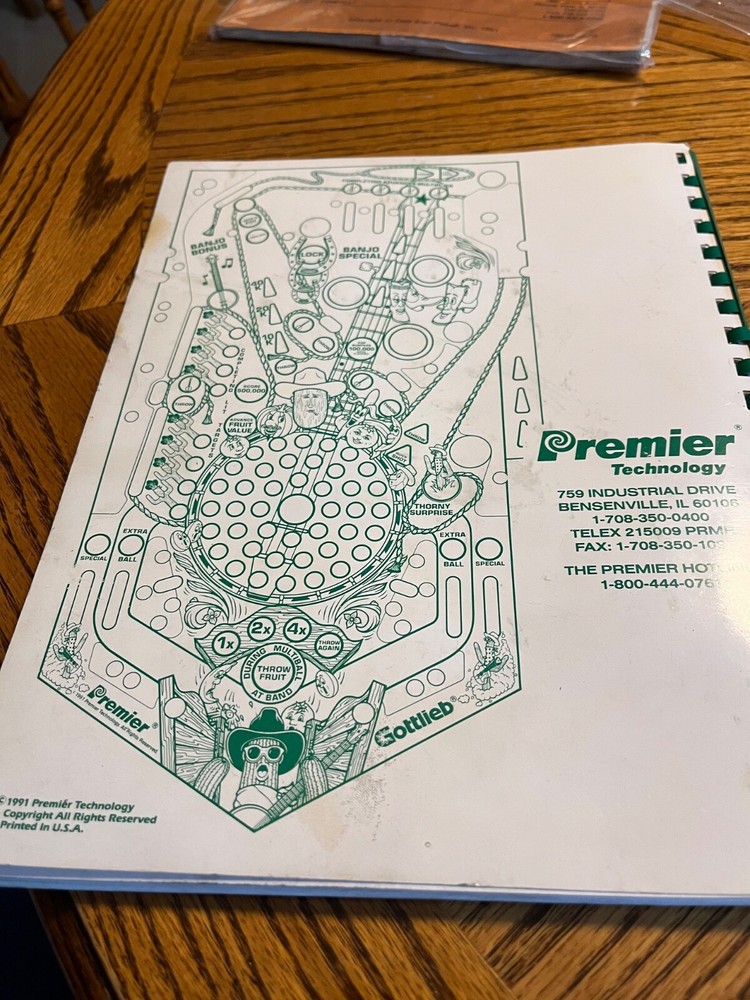 Cactus Jack’s Pinball Manual