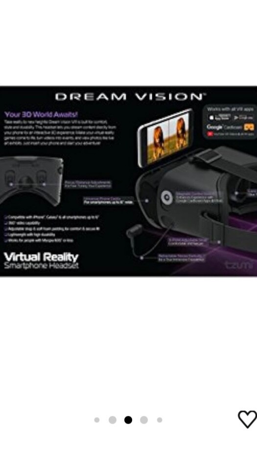 Tzumi Dream Vision Virtual Reality Smartphone Headset