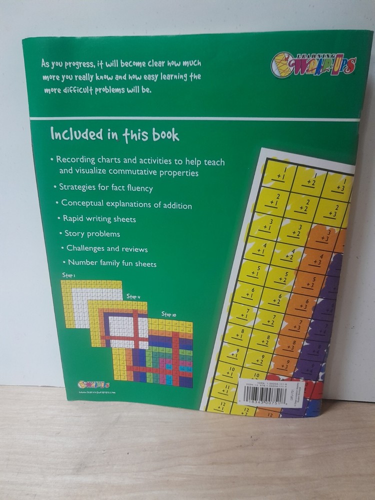 Learning Wrap-Ups 10 Steps to Addition Mastery Student Workbook- NEW
