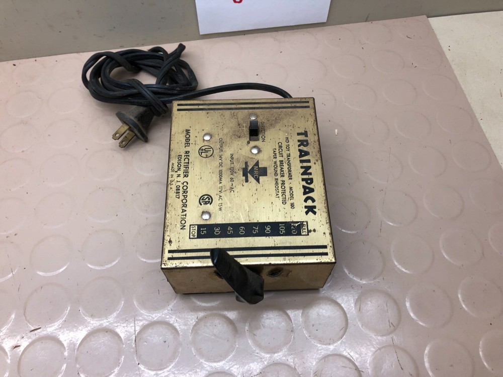 MRC Trainpack Model 100 HO Gauge Hobby Transformer - Untested