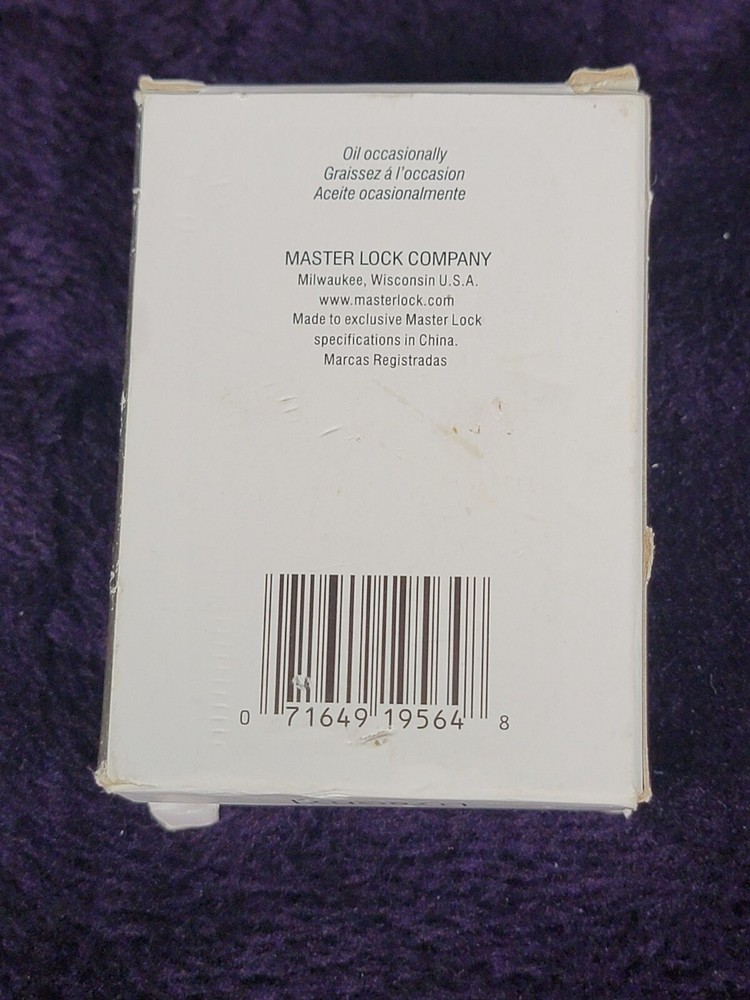 Master Lock Maximum Security Resettable Combination Padlock (178GRY)