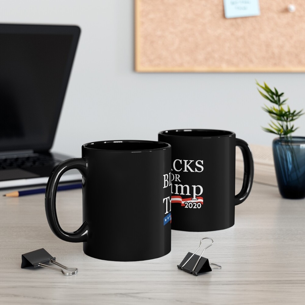 Black Conservatives For Trump 2020 11oz Black Mug