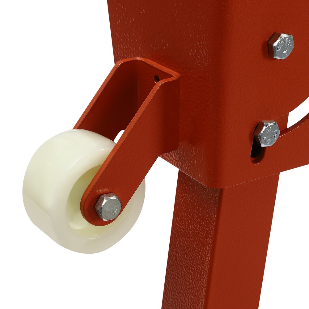 Steel Folding Welding Workbench Table with Adjustable Height and Wheels