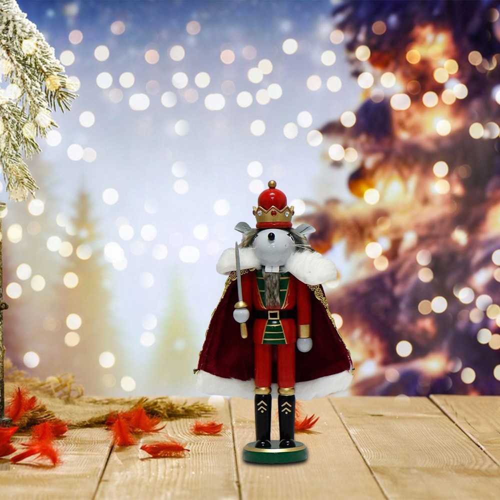 Christmas Nutcracker Ornament Tabletop Figurine Traditional Sculpture Nutcracker