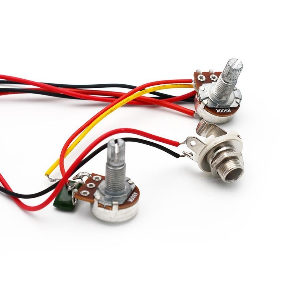 Pre- Dual Coil Guitar Harness Pre- Pickup With Knobs