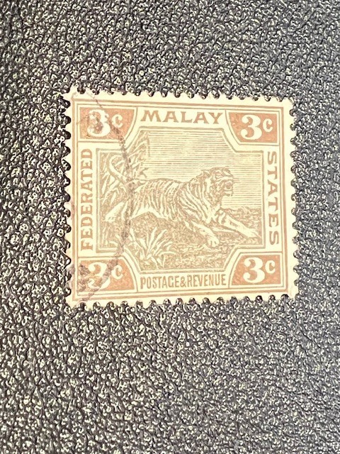 Malaya stamp 19 used