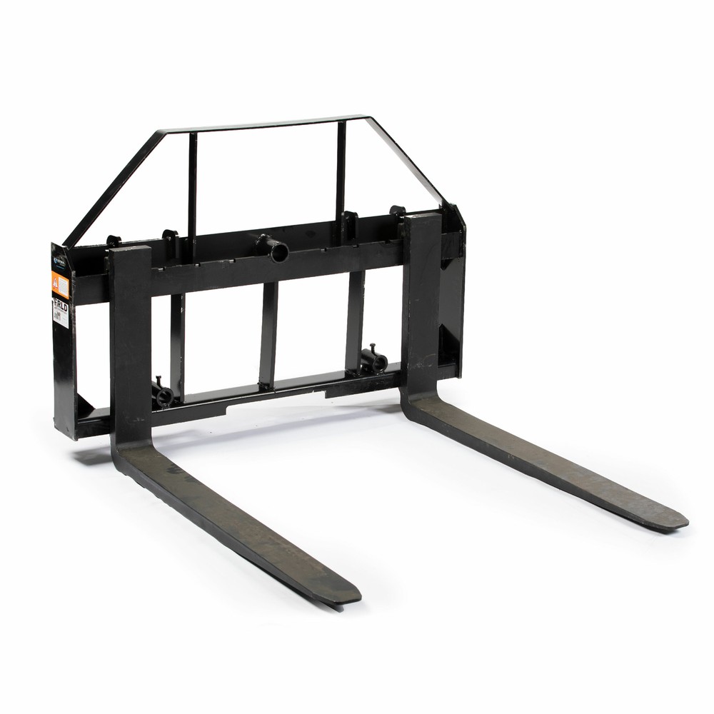 Titan Attachments 48-in Skid Steer Pallet Fork Frame Attachment, 60" Fork Blades
