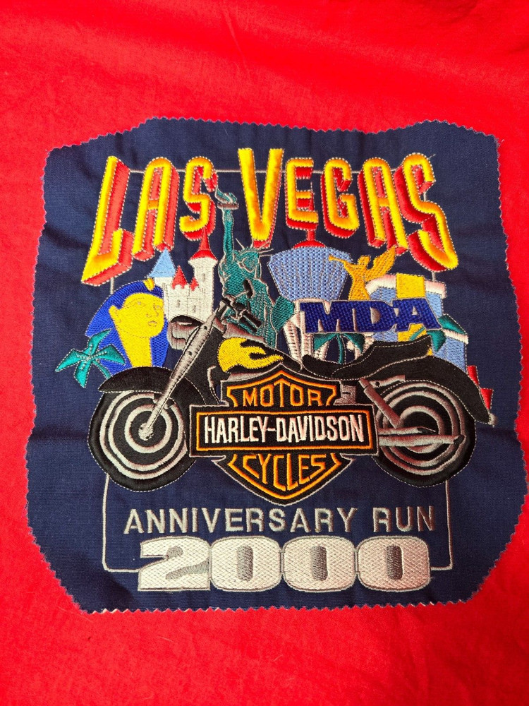 Harley Davidson Large Harley Motorcycle 10" Jacket Patch