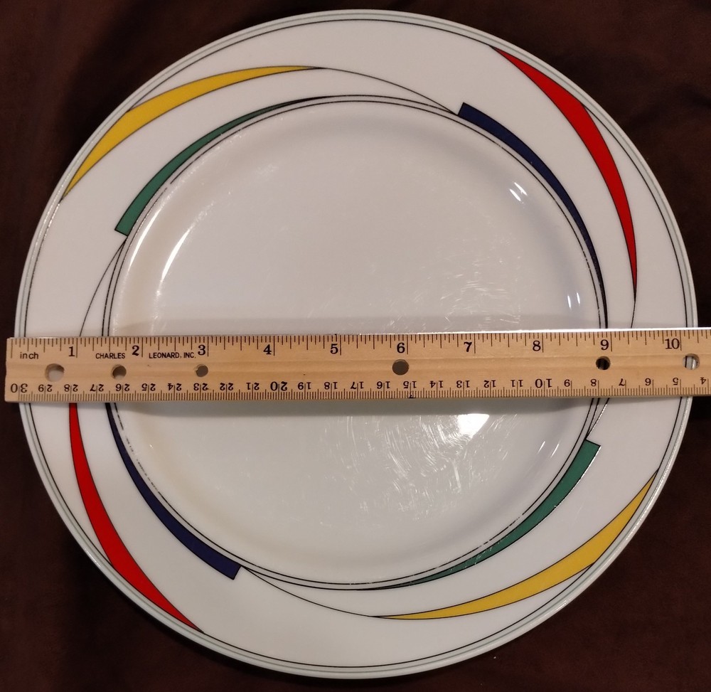 International Rhythm 40027 Flash dinner plate, 10-1/4" diameter