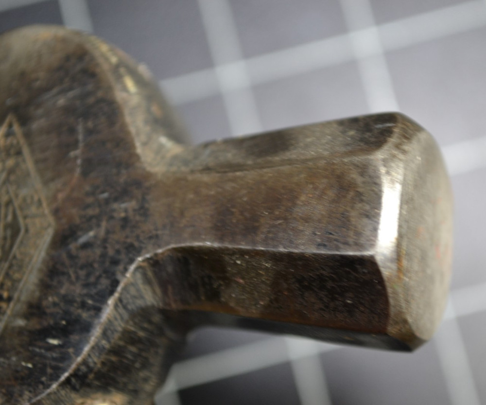 SHAPLEIGHS DIAMOND EDGE - HALF HATCHET - NICE LOGO ON HANDLE - ALL ORIGINAL