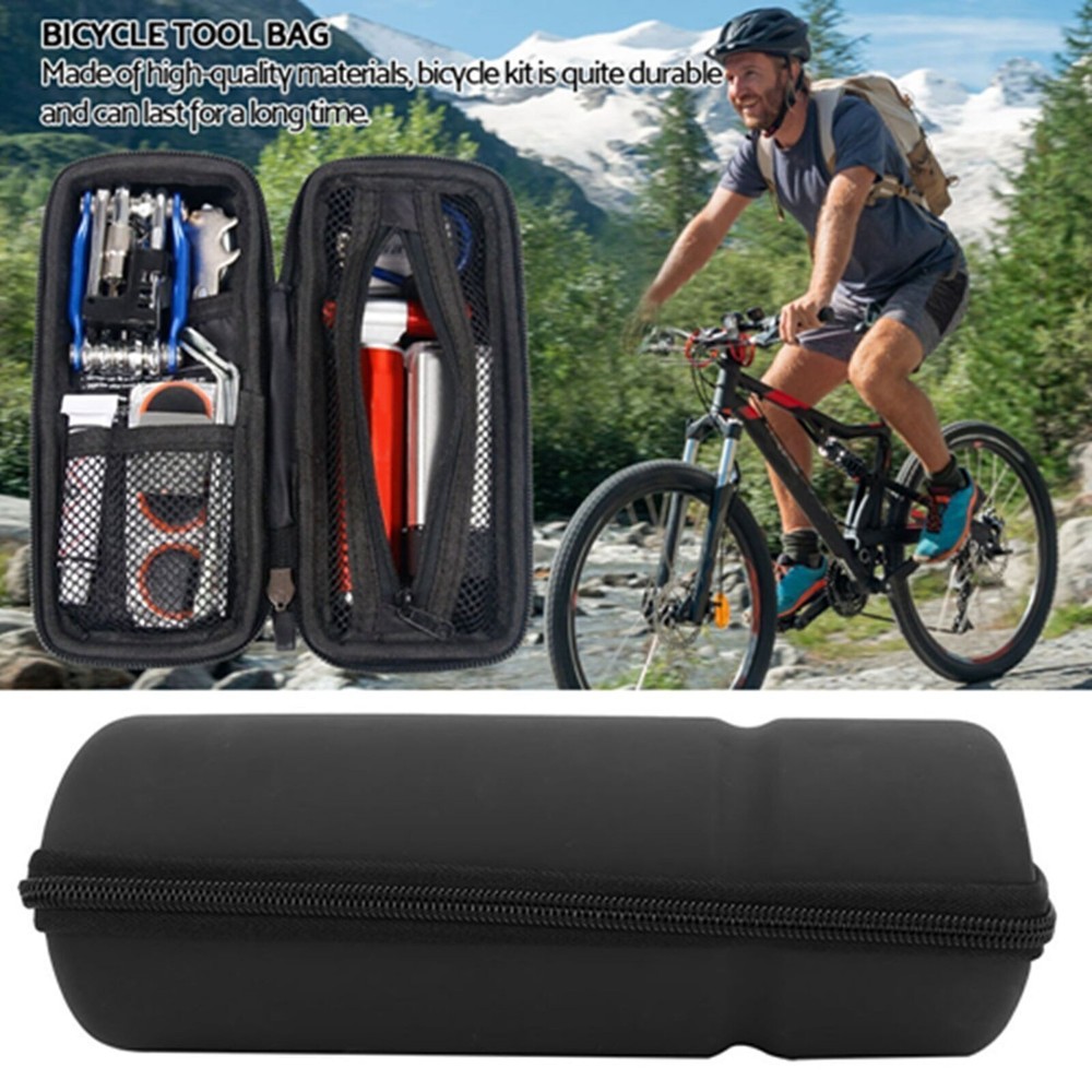 Bicycle Frame Bag Kit Bicycle Kettle Bracket Hard Shell Repair Tool Bag