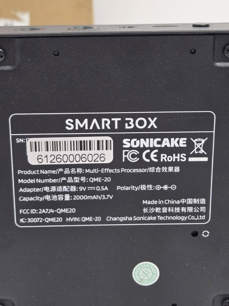 QME-20 Smart Box BT Multi Effects Processor Guitar