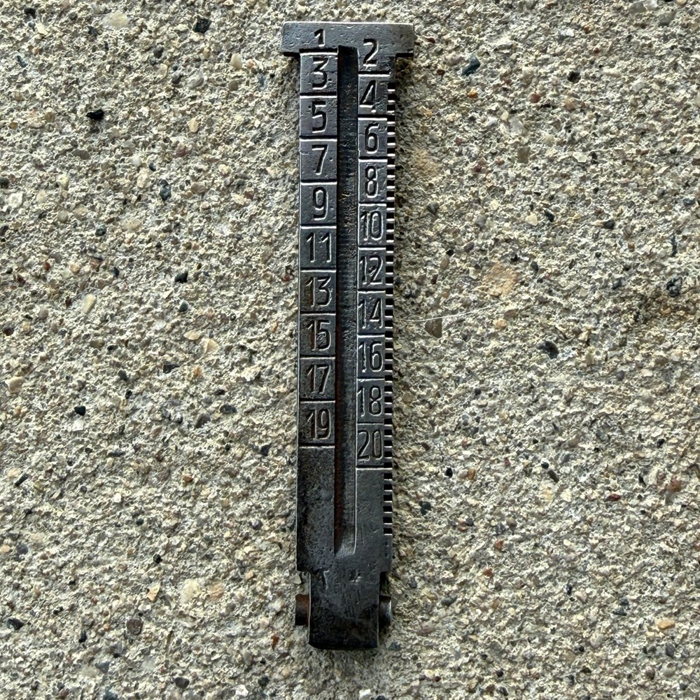 Original German Mauser 1898 K98 Leaf Rear Sight without Slide