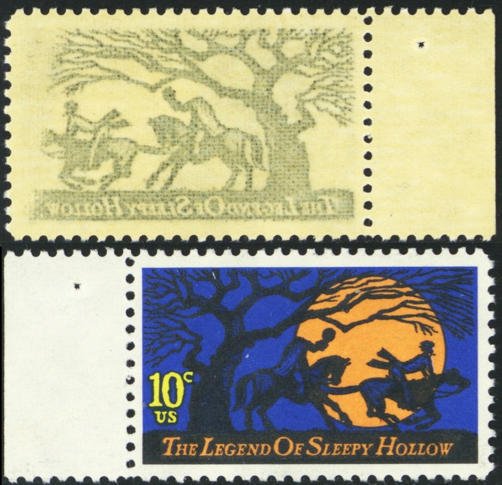1548, Mint NH 10¢ Terrific Reverse Printing Under Gum Error - Stuart Katz