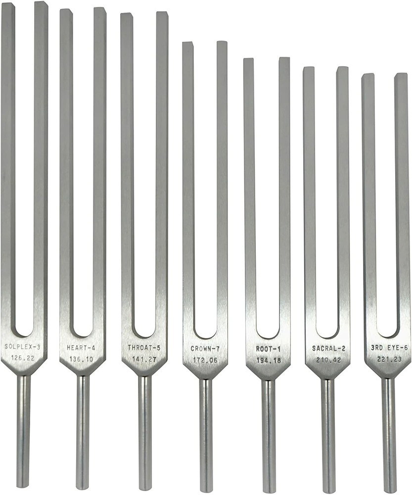 7 Chakra sound healing Tuning Fork + Mallet