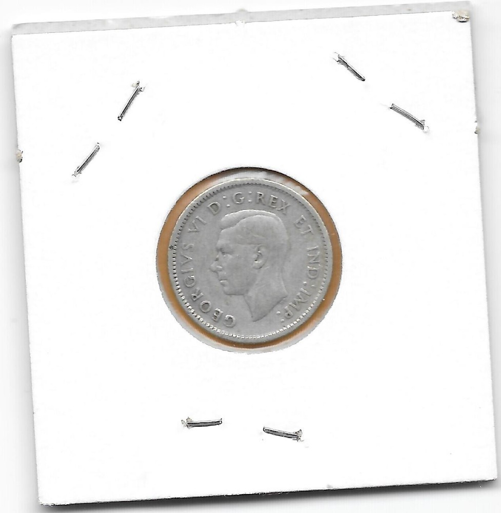 1943 CANADIAN 10 CENTS NICE (SILVER)