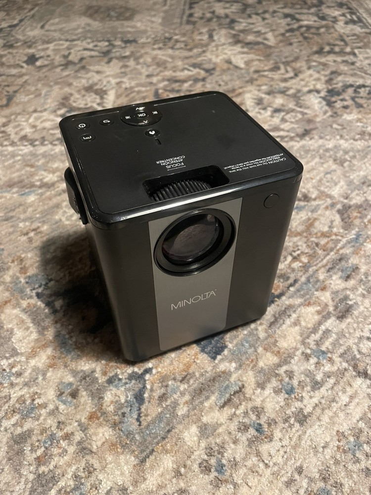 Minolta MN674 Portable Mini Projector HD Bundle Pack With 100" Screen