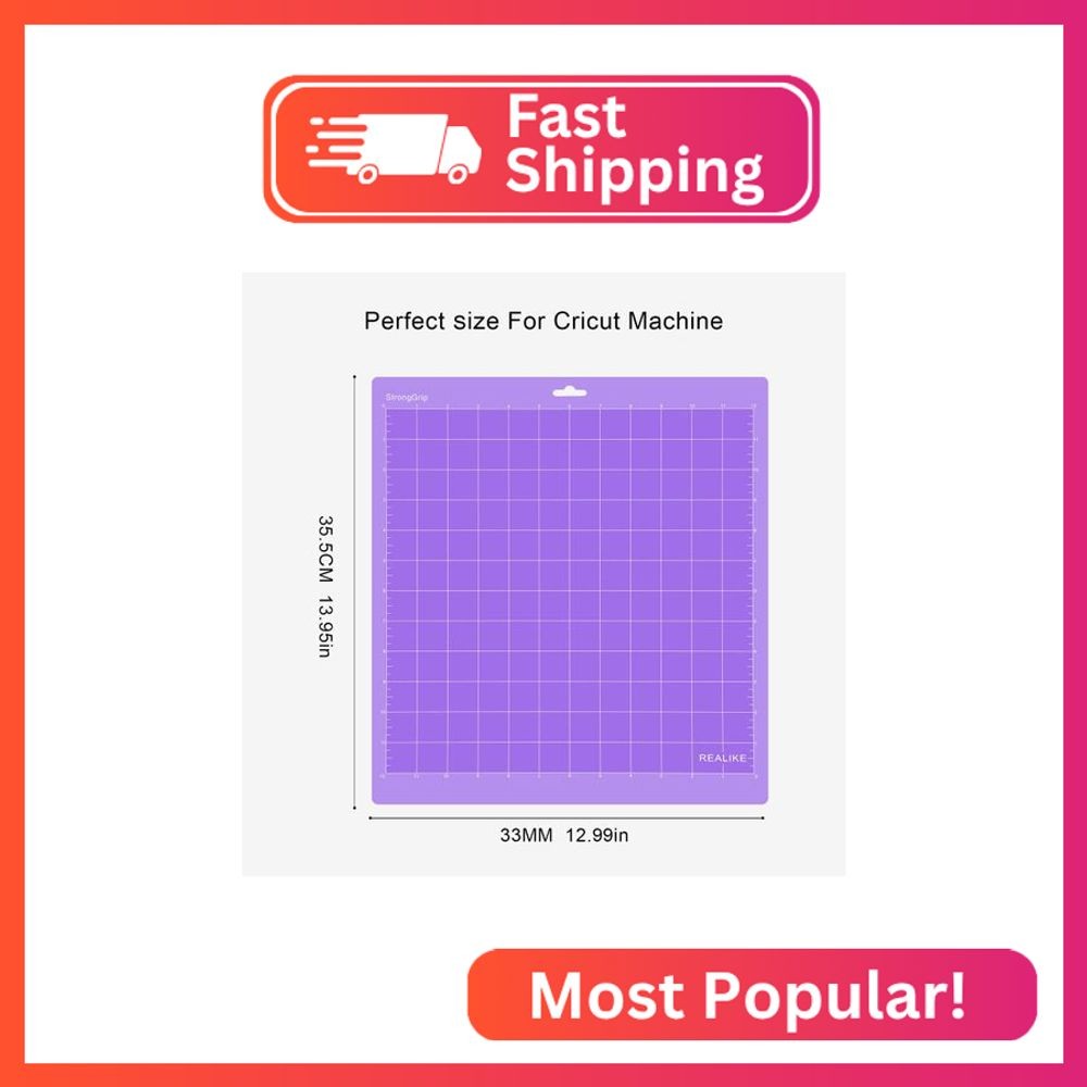 REALIKE StrongGrip Cutting Mat Compatible with Cricut Maker 4/Maker 3/Maker/Expl