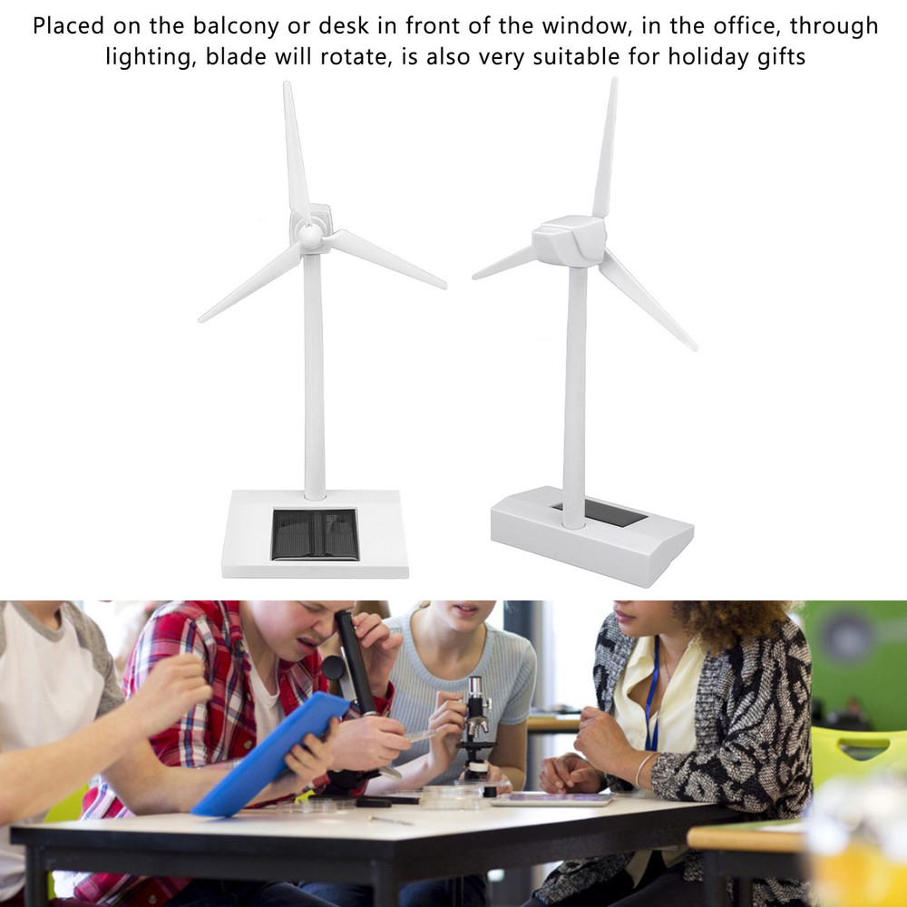 Solar Powered Wind Model DIY Ornament Decoration Science Teaching Education