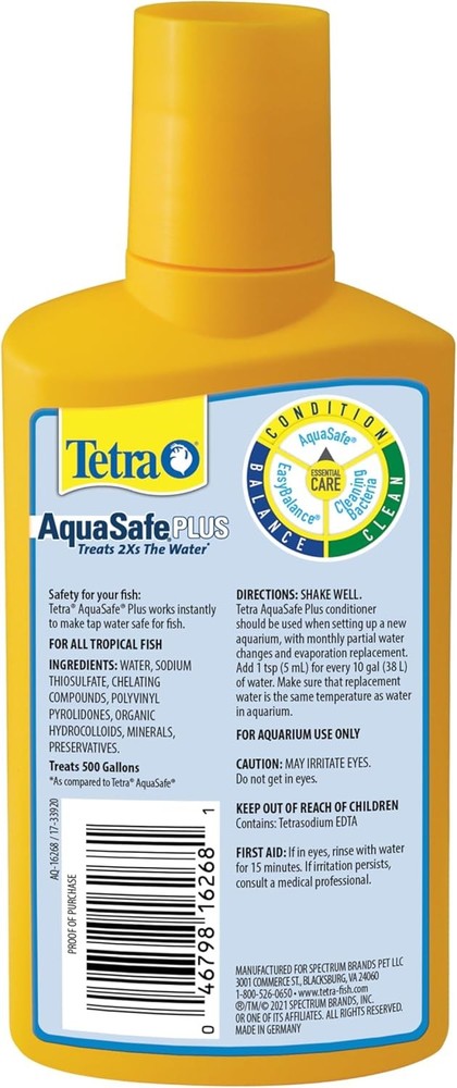 Aquarium Water Conditioner and Dechlorinator